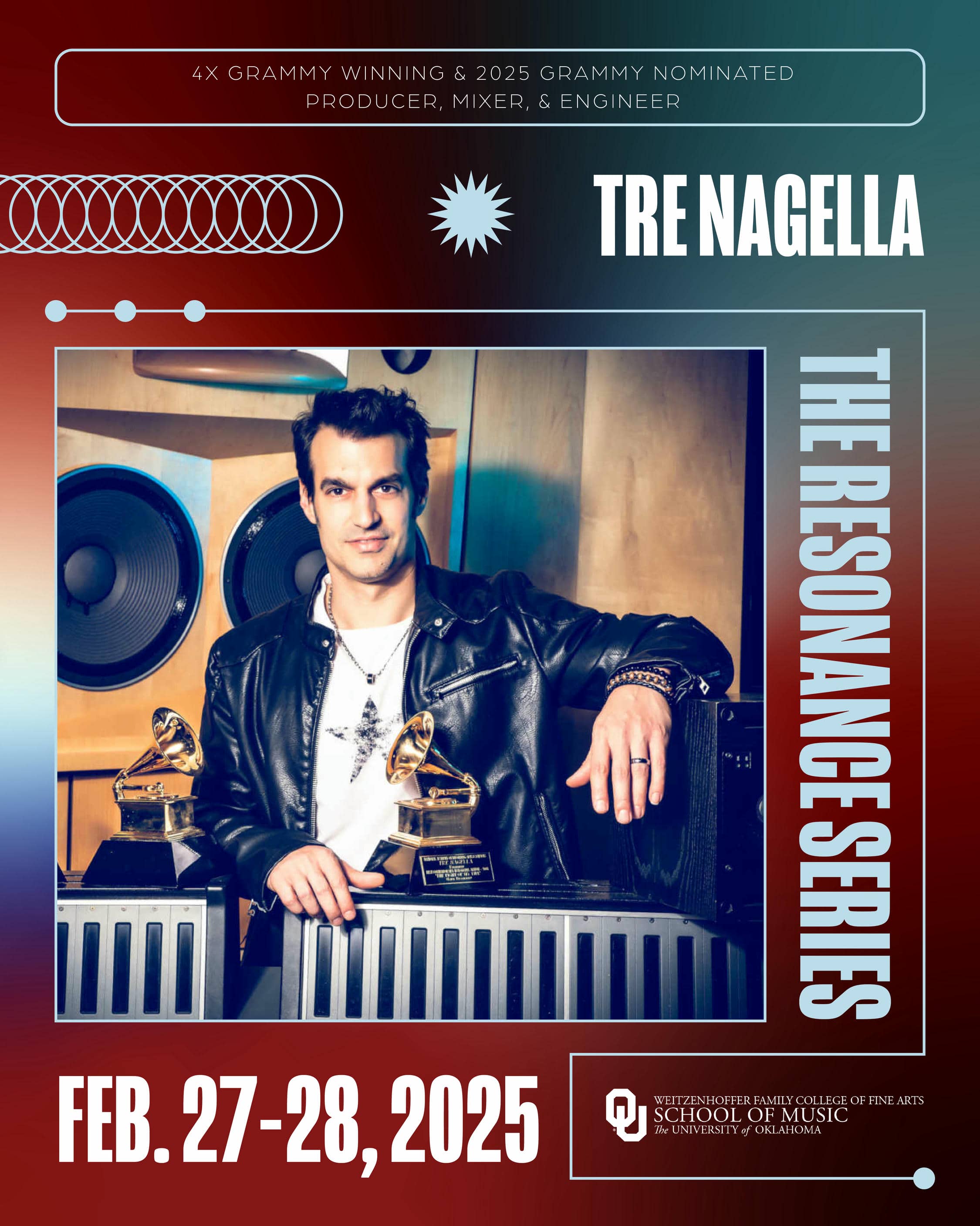 Grammy winning producer, mixer, and engineer Tre Nagella Resonance Series February 27-28